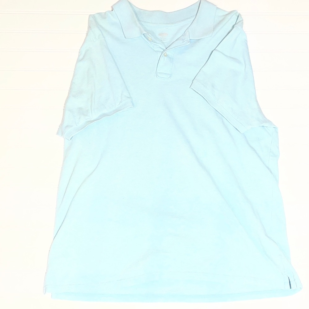 Old Navy Men's Light Blue Polo Shirt